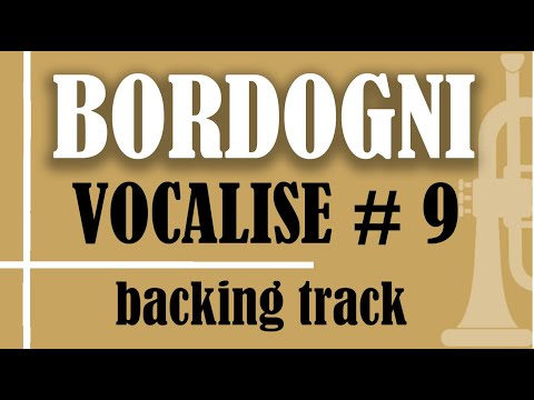 Bordogni - Vocalise #9 (Backing Track)