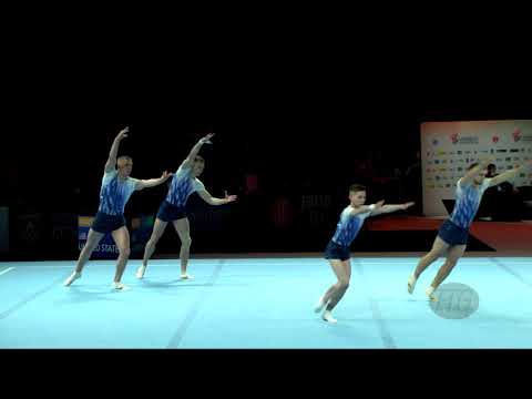 Ukraine (UKR) - 2018 Acrobatic Worlds, Antwerpen (BEL) - Balance  Men's Group