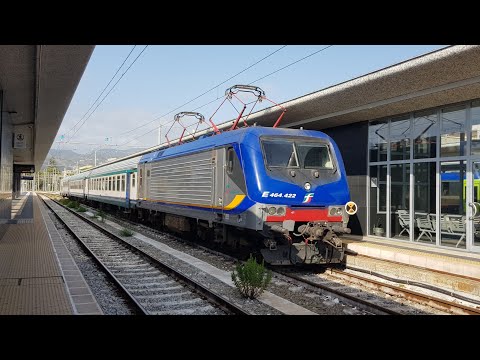 Treno Regionale+Locomotore E464.422 Regionale 5568 Cosenza-Reggio di Calabria Centrale