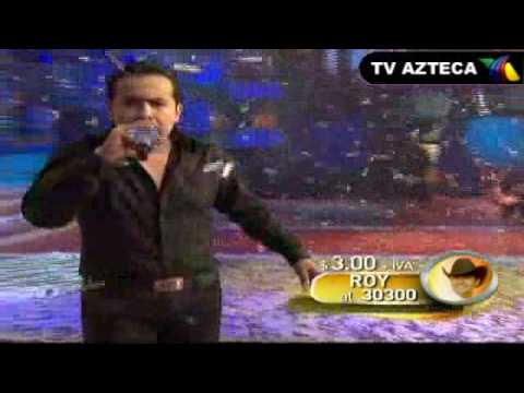 Roy canta para intentar regresar a La Academia