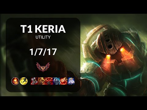 T1 Keria Nautilus vs Rakan UTILITY - KR GRANDMASTER Patch 13.13
