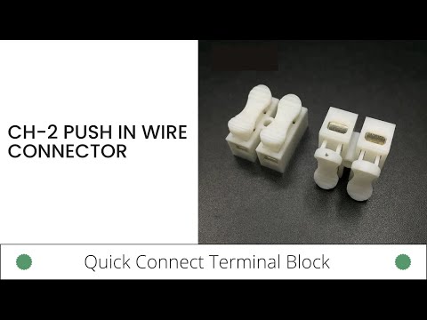 CH-2 push in wire connector quick connect Terminal Block