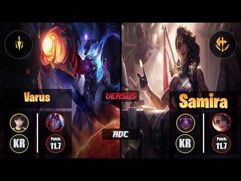 Zenit VARUS (ADC) [Lethal Tempo] VS SAMIRA - Master KR Patch 11.7