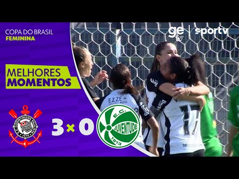Gols e lances de Corinthians x Juventude-RS