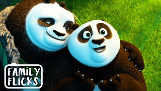 Po Learns How To Be A Panda | Kung Fu Panda 3 (2016) | Family Flicks