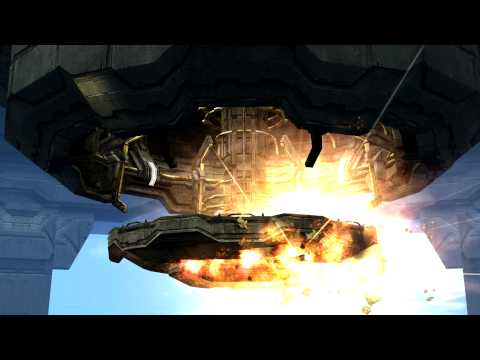 (Wii) Xenoblade Chronicles HD Cutscene 089 - Destruction of Galahad Fortress - JAPANESE