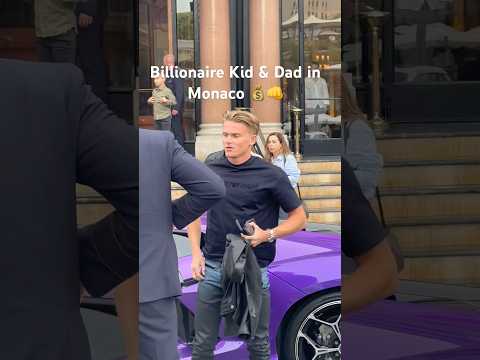 Billionaire Kid and Dad in Monaco 💰👊 #monaco