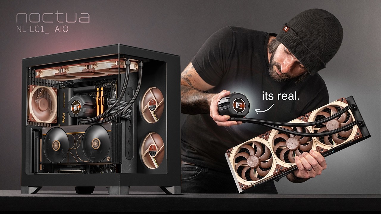 Noctua FINALLY Made a Liquid Cooler... (Revealed) | Noctua NL-LC1 PC Build