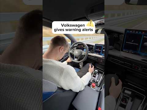 This safety feature saves lives 😳 VW Emergency Assist 😎#Volkswagen #VW #shorts #cars
