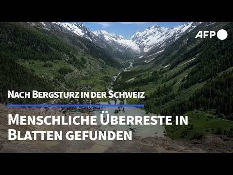 Menschliche Überreste nach Bergsturz in der Schweiz gefunden | AFP