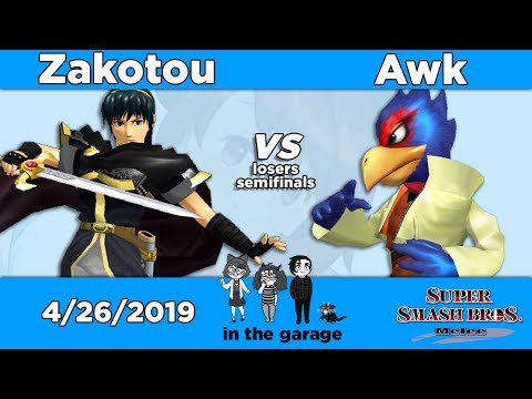 In The Garage #6 - Zakotou (Marth) vs Awk (Falco)