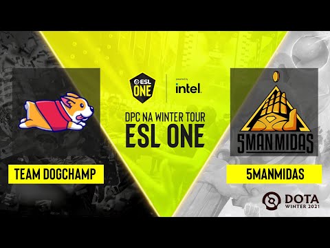Dota2 - Team DogChamp vs 5ManMidas - Game 1 - DPC NA Winter Tour - ESL One
