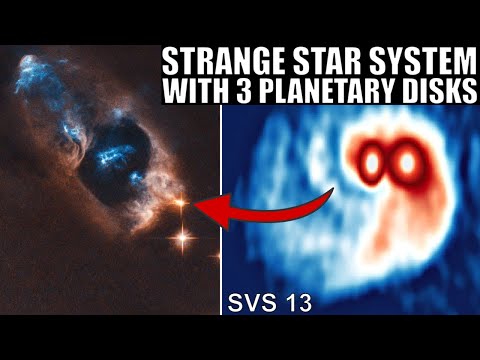 Very Odd Star That Has Three Planetary Systems Forming Around It