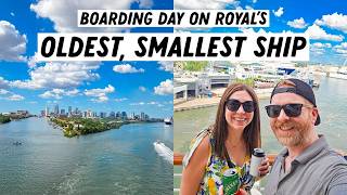 Boarding Royal Caribbean's OLDEST, SMALLEST Ship | Grandeur of the Seas Boarding Day