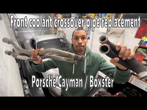 How to change your Porsche coolant pipes Cayman Boxster 997 crossover front coolant hose DIY at home