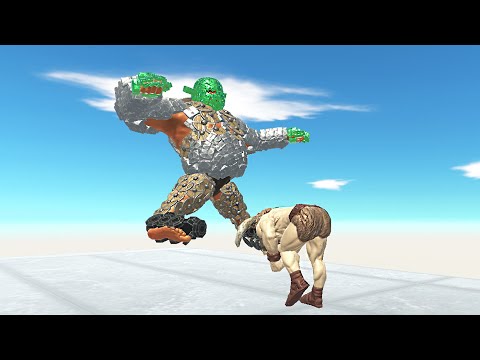 GIANT SHREK VS EVERY FACTION ON SKY BRIDGE | ANIMAL REVOLT BATTLE SIMULATOR