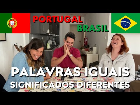 Portugal vs. Brasil: Palavras iguais com significados diferentes