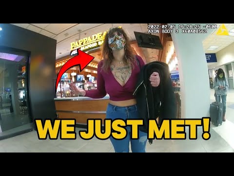 Woman Meets New Companion At Airport Bar; BIG PROBLEM INTERRUPTS!