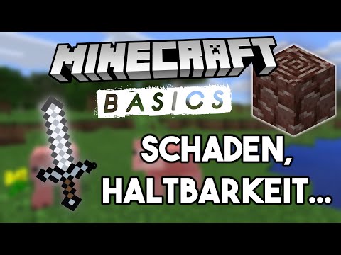 Schaden, Haltbarkeit, Craften... | Minecraft BASICS | Tutorial 1.15.2