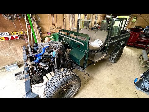 Land Rover Defender GALVANISED Bulkhead Replacement - Timelapse