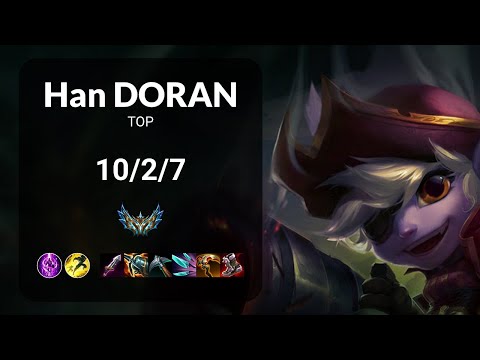 Han Doran Tristana vs Quinn TOP - KR CHALLENGER Patch 14.7