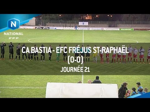 J21 : CA Bastia - EFC Fréjus St-Raphaël (0-0), le résumé