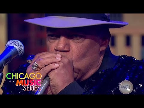 Billy Branch plays the blues on the harmonica on Windy City LIVE