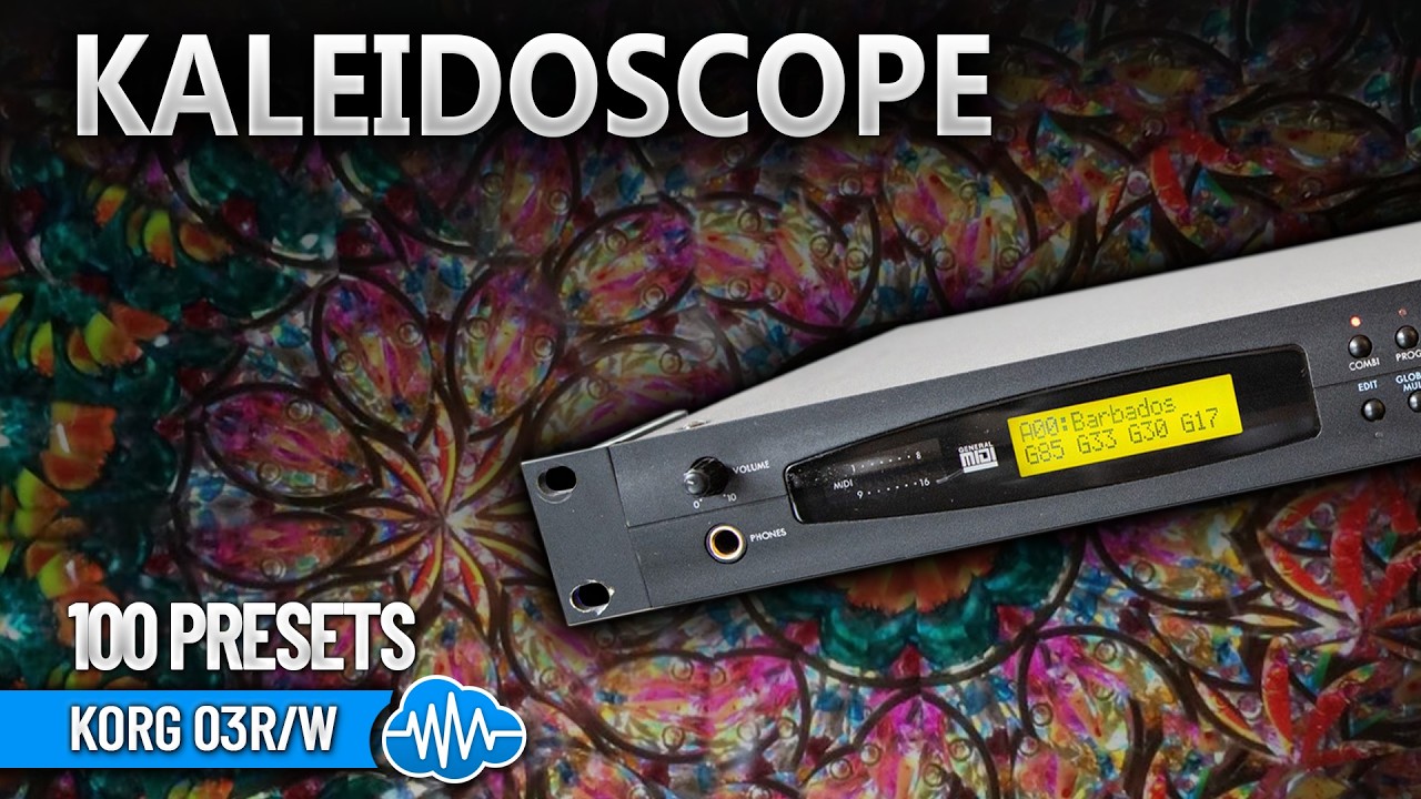LFO064 - Kaleidoscope - Korg 03R/W ( 100 presets ) - Video Preview 1