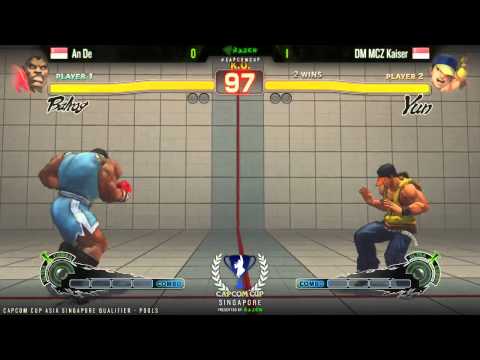 SSF4AE An De vs DM MCZ Kaiser - CAPCOM-Cup Asia SINGAPORE Qualifiers