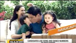 Candidates use song, dance to woo voters