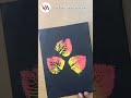 Leaf Impression | Leaf Art | Leaf Printing In Acrylic #artshorts #shorts