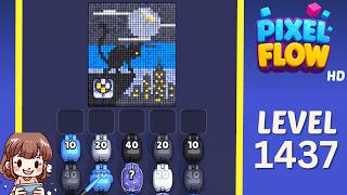 Pixel Flow Level 1437 Solution Walkthrough