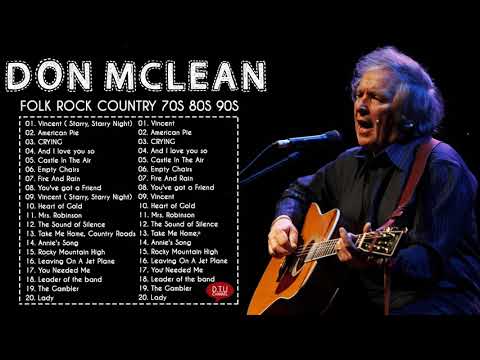 Best of Don Mclean - Don Mclean Greatest Hits Full Album - Don Mclean Album Folk Songs