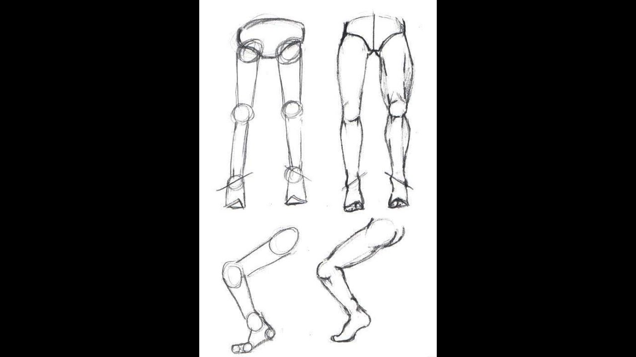 How to Draw Legs and Ankles - Easy Art Lesson on Figures