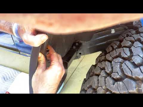 How to Install Molded Mud or Splash Guards on 2021 Ford Bronco Badlands Edition
