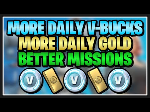 MORE V-BUCKS FROM DAILY QUESTS, BETTER MISSIONS, BIGGER SHOPS - HUGE Save the World Update