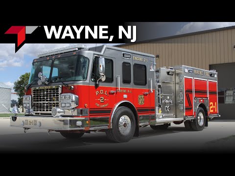 Wayne, New Jersey Toyne Pumper Fire Apparatus Delivery