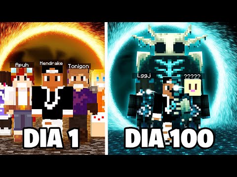 EU PASSEI 100 DIAS NAS SÉRIES DE MINECRAFT - O FILME