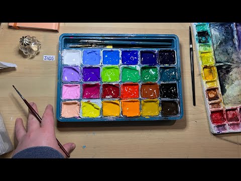Trying Gouache as a Watercolour Artist: First Impressions