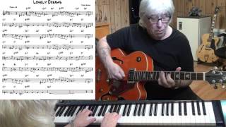 Lonely Dreams - Jazz guitar & piano cover ( Terry Gibbs )