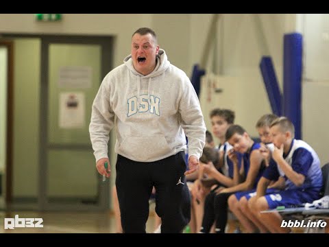 BBBL U14 WB Pantterit 2005 FIN (wht) vs DSN 2005 LAT (blue)