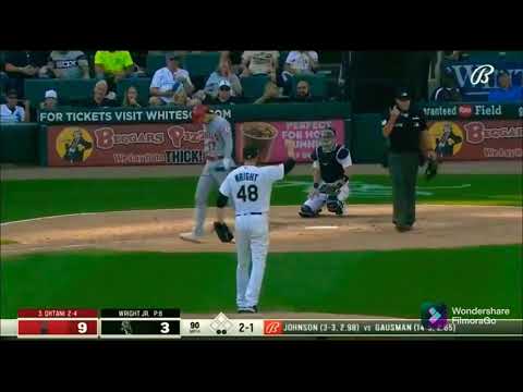 Ohtani Hit by Pitch - White Sox Pitcher and Manager Ejected