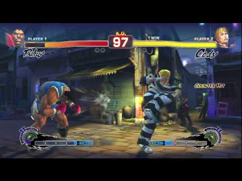 Balrog vs Cody - Super SF4 preview London