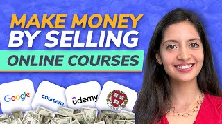 How to make money by selling online courses? | Side hustles for college students