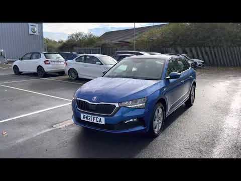 KW21FCA Skoda Scala 1.0TSI SE DSG Race Blue Metallic