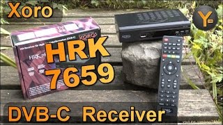 Unboxing & Einrichtung: Xoro HRK 7659 / DVB-C Kabel HDTV-Receiver mit HDMI/SCART/USB/LAN/1080p
