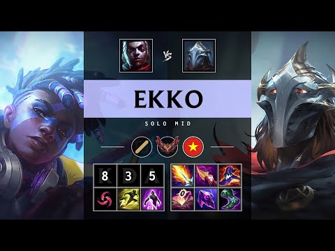 Ekko Mid vs Viktor - VN Grandmaster Patch 25.13