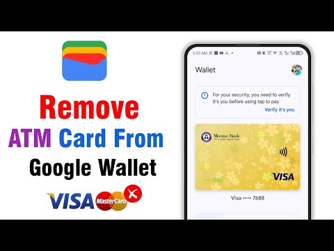 Google Wallet Se ATM Card Remove Kaise Kare | Google Wallet Se Bank Card Delete Karne Ka Tarika