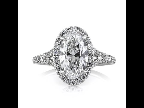Mark Broumand - 2.31ct Oval Cut Diamond Engagement Ring