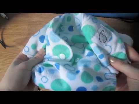 Mon petit Mardi Minky diaper